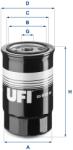 UFI Filtru ulei UFI 23.615. 00 (23.615.00) - centralcar