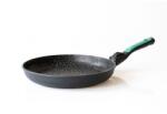 Baf Serpenyő Baf gigant new line Granit 28 cm zöld fogantyú fedővel indukciós serpenyő
