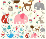  Family tányéralátét PP 435X285MM 4F. GYEREK MINTA