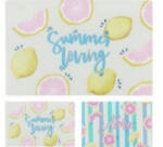  Family tányéralátét PP 43, 5X28, 5CM GRAPEFRUIT 4F