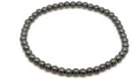 R. M. ékszer Hematit matt golyó karkötő 4-5mm (060213)