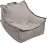 MeowBaby® Fotoliu tip puf pentru copii meowbaby boucle bean bag , bej-maro deschis, material certificat oeko-tex
