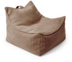 MeowBaby® Fotoliu tip puf pentru copii meowbaby slimcord sako bag , brown, material certificat oeko-tex