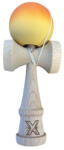 Flippy Kendama X Originala, Profesionala, Flippy, Rubber Grip, din Lemn, 18 cm, Portocaliu Galben (teo-164271)