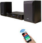 REACT Sistem audio 2 AVX-BTA6.5 44484 130W cu Media digitale Player și Bluetooth Negru (44484)