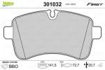 VALEO set placute frana, frana disc VALEO ESSENTIAL 301032 (301032)