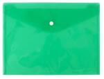 D. rect Mapa A4 plastic transparent cu capsa 5530 verde D. Rect (LV007532) - dacris