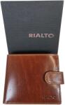 RIALTO fekete patentos nyelves, közepes férfi pénztárca RP6494MD-02