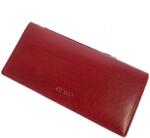 RIALTO hosszú, fedeles fáradt piros pénz-és irattárca RP6704D-05 - minosegitaska