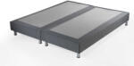 INFINIZA Szállodai Springbox Ágykeret - Kárpitozott Szürke Boxspring 90x200 cm BFV27 - infiniza
