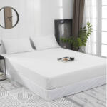 Infiniza Bambuszos Gumis jersey lepedő - fehér - 180x200 cm