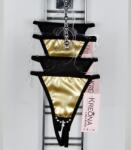 Kreona Randi tanga strasszköves velúr Arany