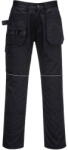 Portwest C720 - Tradesman lengőzsebes nadrág, fekete (C720BKR44)