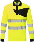 Portwest PW220 - PW2 Hi-Vis hosszú ujjú pólóing, sárga/fekete (PW220YBRXL)