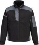 Portwest PW378 - PW3 softshell dzseki (3L), fekete/szürke (PW378BZRXXL)