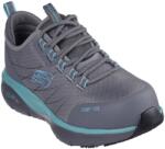 Skechers ARCH FIT SR - EBINAL S3 SRC szürke/zöld védőcipő Női (108075EC)