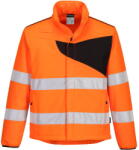 Portwest PW275 - PW2 Hi-Vis softshell dzseki (2L), narancs/fekete (PW275OBRXXL) - munkavedelmed