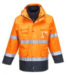 Portwest S162 - Hi-Vis Lite 3: 1 kabát, narancs/tengerészkék (S162ONRM) - munkavedelmed