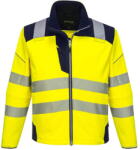 Portwest T402 - PW3 Hi-Vis softshell kabát, sárga/tengerészkék (T402YNR4XL) - munkavedelmed