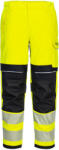 Portwest FR409 - PW3 FR Modaflame Hi-Vis női lángálló derekasnadrág, sárga/fekete (FR409YBR34)