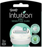Wilkinson Sword Intuition 2 in 1 Sensitive Care 4 pengével ellátott borotvafej 3 db