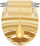 NewHome WC tető arany mintás | P-R