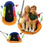 LEAN Sport Kerti hinta Gólyafészek téglalap alakú színes 167 x 75 cm