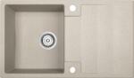 Kuchinox Rab, 1 rekeszes gránit mosogató 760x440x160 mm, bézs, LAV-SBF_411Y (LAV-SBF_411Y)