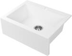Laveo Komodo, 1 kamrás gránit mosogató 635x490x221 mm, fehér, LAV-SBK_610T (LAV-SBK_610T)