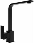 TUANA Rosanna, mosogató csaptelep forgókarral h-280, fekete matt, CER-TU-428356 (CER-TU-428356)