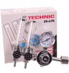 TC Technic Csúcskategóriás CO2 és Argon nyomáscsökkentő - reduktor két rotaméterrel TC Technic ZR-67D
