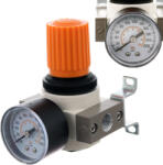  Légnyomáscsökkentő mérőórával, 1/4 colos csatlakozással kompresszorhoz, YQR-2000