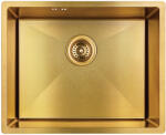 Laveo Marmara, 1 kamrás rozsdamentes mosogató 540x440x200 mm, arany, LAV-SAM_G10P (LAV-SAM_G10P)