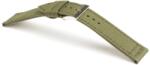 Campagnolo Cordura Szövet/Bőr Óraszíj Olivazöld - 24mm / L -120/80mm