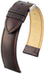 Hirsch Merino Sötétbarna óraszíj - 19mm / L -120/80mm