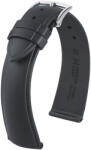 Hirsch Urbane Kaucsuk Fekete óraszíj - 22mm / L -120/80mm