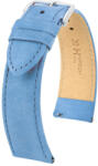 Hirsch Osiris Nubuck Világoskék óraszíj - 14mm / M - 110/70mm