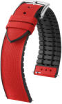 Hirsch Arne Piros óraszíj - 22mm / L -120/80mm