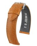 Hirsch Camelgrain Világosbarna óraszíj - 22mm / L -120/80mm