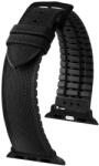 Hirsch Arne Fekete Apple Watch óraszíj - 22mm / L -120/80mm