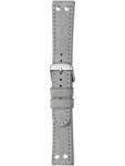 Herzog Pilóta Óraszíj Szürke - 22mm / L -120/80mm