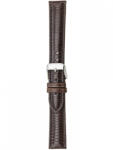 Herzog Lizard Sötétbarna óraszíj - 16mm / M/L - 115/75mm