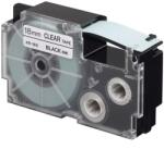 Casio Feliratozógép szalag XR-18X1 18mmx8m Casio víztiszta/fekete (XR18X1) - web24