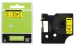 Eco Feliratozógép szalag kompatibilis Dymo S0720730/40918 9mmx7m ECO fekete/sárga (S0720730) - web24