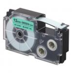 Casio Feliratozógép szalag XR-12GN1 9mmx8m Casio zöld/fekete (XR12GN1) - web24