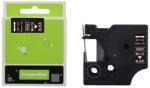 Eco Feliratozógép szalag kompatibilis Dymo S0720610/40921 9mmx7m ECO fekete/fehér (S0720610) - web24