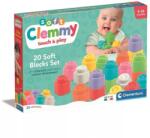 Clementoni Clemmy puha színes építőkocka szett - 20 db-os