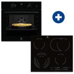 Electrolux EOD5F71Z Beépíthető sütő + Electrolux EHF6547FXK Beépíthető kerámia főzőlap