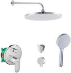 SANITINO - Set de duș cu baterie și corp încastrat Hansgrohe, accesorii kielle, crom SANI21HKK010 (SANI21HKK010)