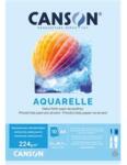 Canson A4 224g, 10 ív akvarellpapír blokk (C602308002) (C602308002)